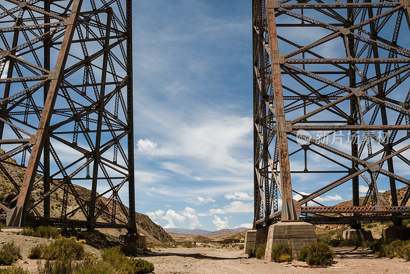 La Polvorrilla高架桥，San Antonio de Los Cobres, Salta，阿根廷